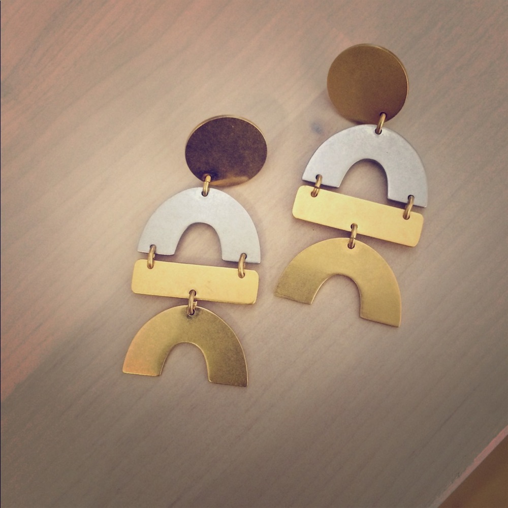 Madewell Flatform Statement Earrings